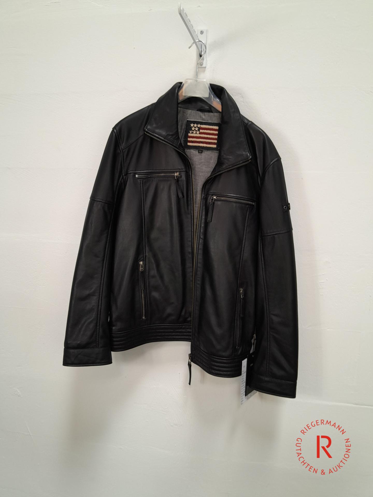 HERREN LEDERJACKE GRÖSSE 52